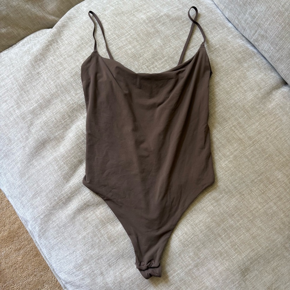 SKIMS Fits Everybody Brown Bodysuit